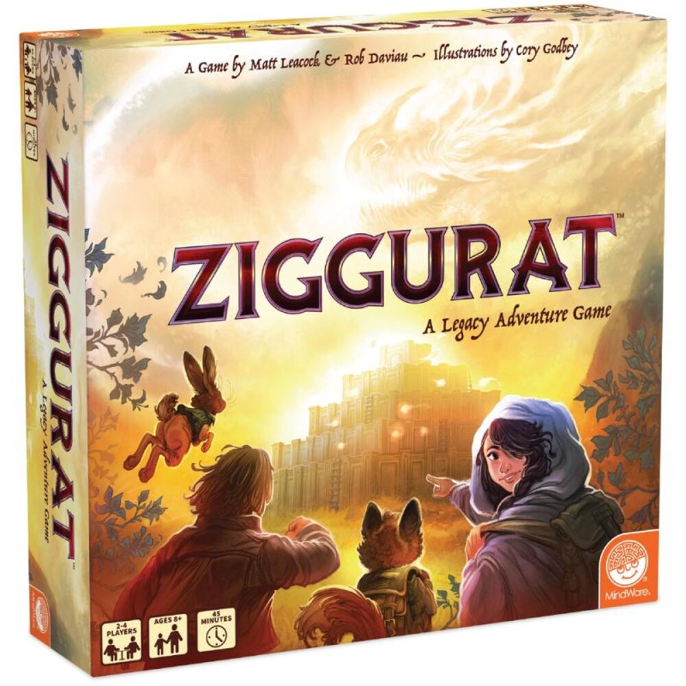 MindWare Ziggurat Legacy Adventure Board Game Never Used